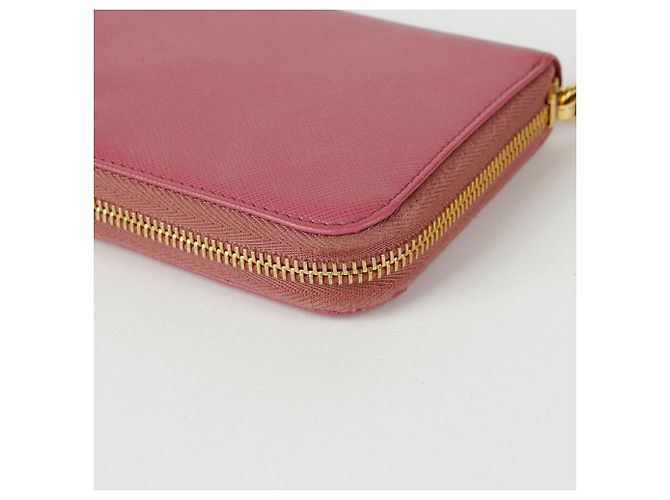 Saffiano Prada Cartera redonda Rosa - vista 9