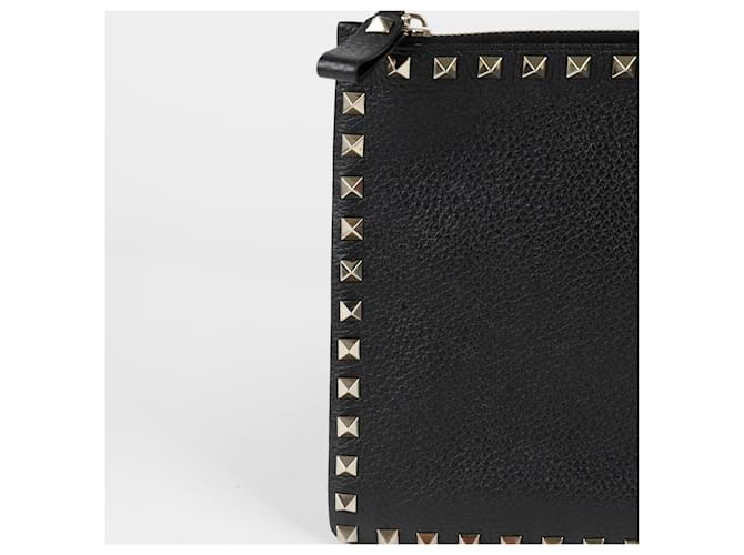 Valentino Clutch Rockstud Nero - vista 2