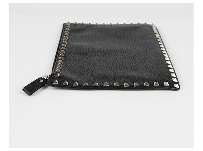 Valentino Clutch Rockstud Nero - vista 5