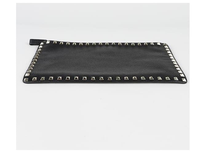 Valentino Clutch Rockstud Nero - vista 6