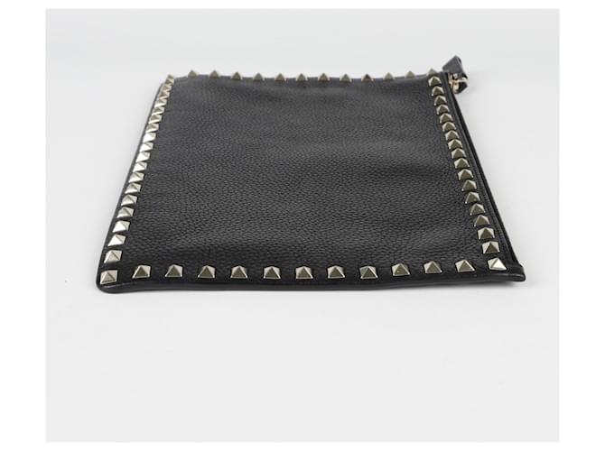 Valentino Clutch Rockstud Nero - vista 7
