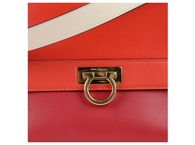 Salvatore Ferragamo Borsa Tote Sophia Rosso - vista 2