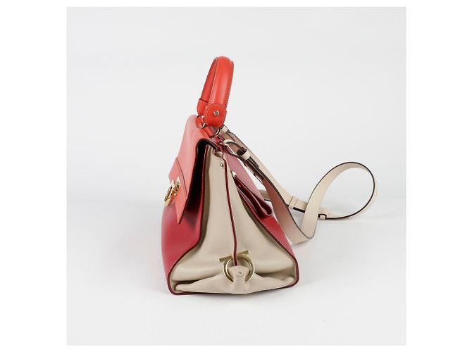 Salvatore Ferragamo Borsa Tote Sophia Rosso - vista 5