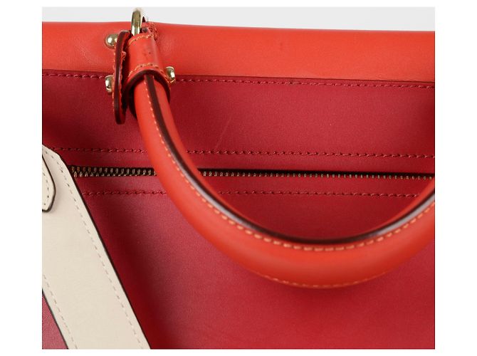 Salvatore Ferragamo Borsa Tote Sophia Rosso - vista 8