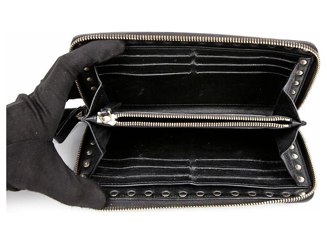 Valentino Rockstud Long Wallet Schwarz - Ansicht 6