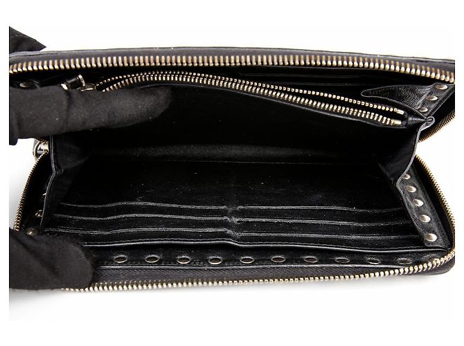 Valentino Rockstud Long Wallet Schwarz - Ansicht 9
