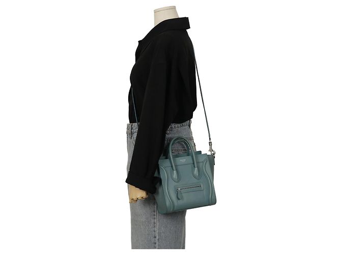 Céline Borsa Tote e a Spalla Nano Luggage - vista 16