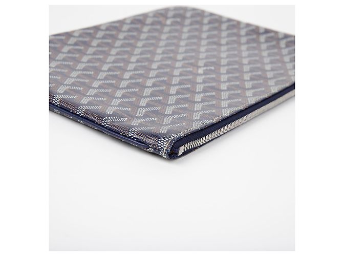 Goyard Clutch Sena MM Blu - vista 6