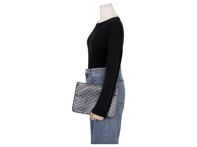 Goyard Clutch Sena MM Blu - vista 9