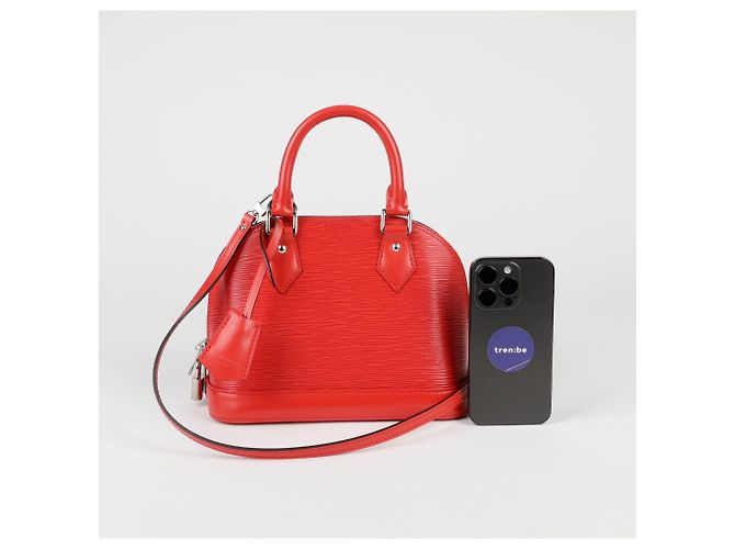 Louis Vuitton Alma BB Schultertasche Rot - Ansicht 11