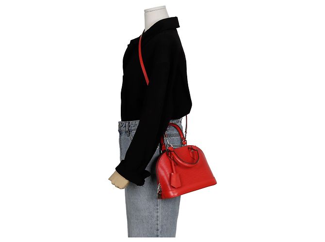 Louis Vuitton Alma BB Schultertasche Rot - Ansicht 13