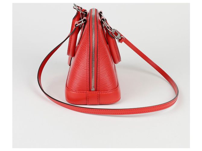 Louis Vuitton Alma BB Schultertasche Rot - Ansicht 4