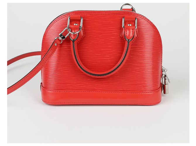 Louis Vuitton Alma BB Schultertasche Rot - Ansicht 5