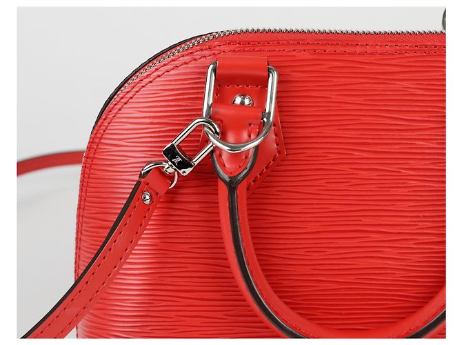 Louis Vuitton Alma BB Schultertasche Rot - Ansicht 6