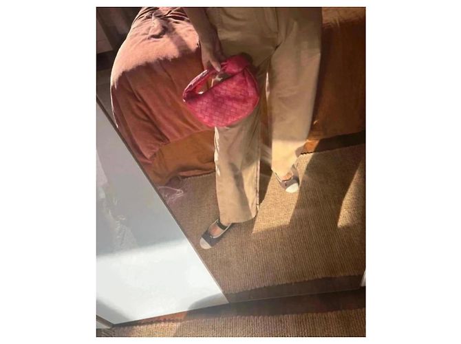 Mini Jodie Bottega Veneta Rosa - vista 9