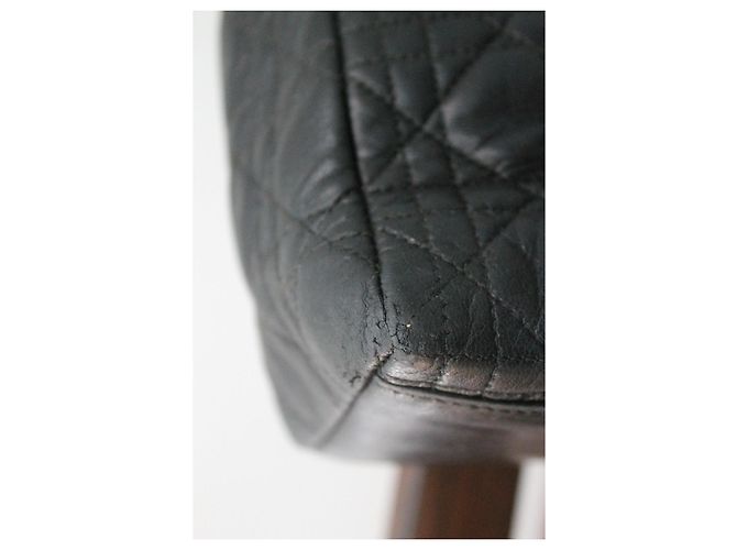 Dior Lady Dior Borsa in pelle nera Nero - vista 4