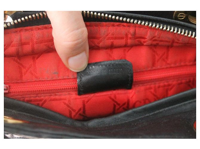 Dior Lady Dior Borsa in pelle nera Nero - vista 8