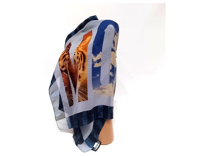 Foulard Moschino Archivio in seta multicolore - vista 2