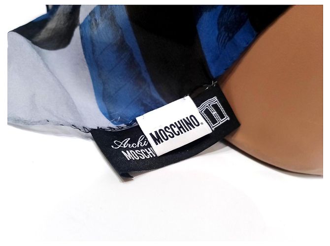 Foulard Moschino Archivio in seta multicolore - vista 3