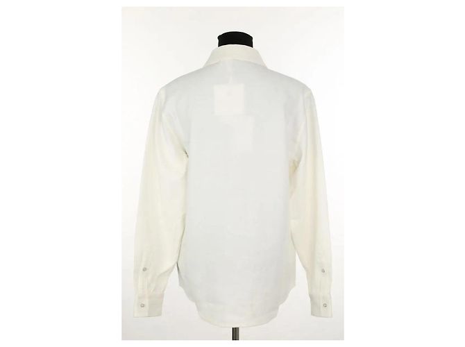 Autre Marque Camicia di lino bianca Bianco - vista 4