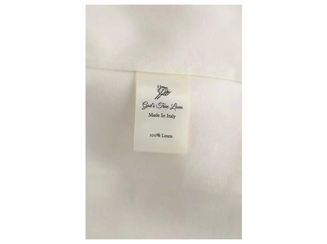 Autre Marque Camicia di lino bianca Bianco - vista 6
