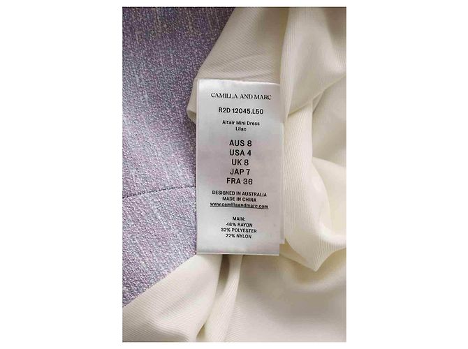 Autre Marque Vestido violeta Púrpura - vista 6