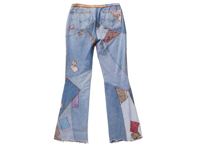 Jeans Patchwork Roberto Cavalli - vista 2