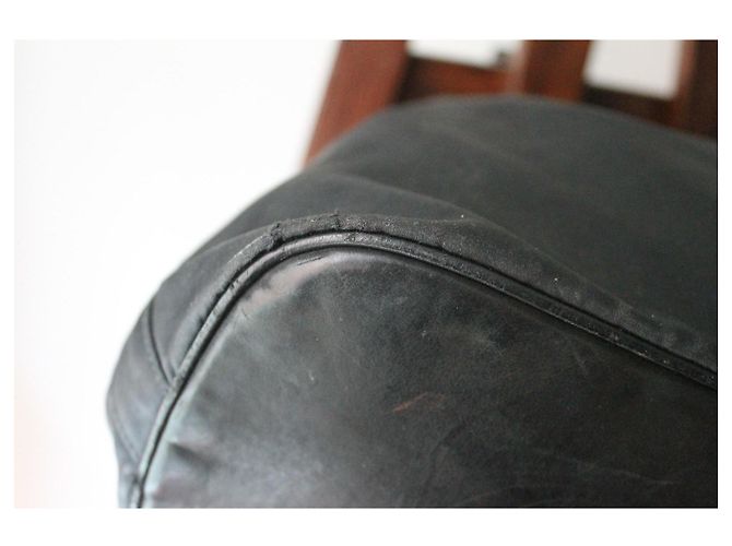 Bolsa bucket Dior em couro e seda Preto - vista 10
