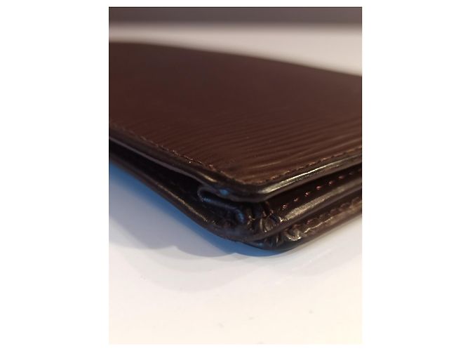 Portafoglio bifold lungo Louis Vuitton Epi esclusivo Brazza marrone Marrone scuro - vista 10