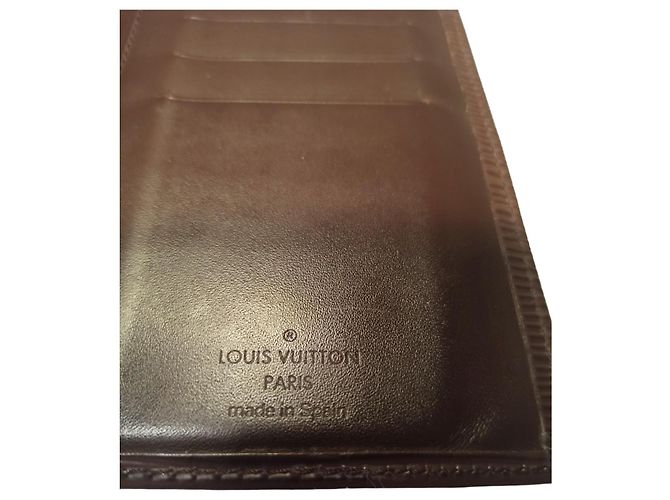 Portafoglio bifold lungo Louis Vuitton Epi esclusivo Brazza marrone Marrone scuro - vista 2