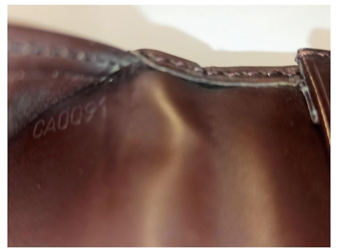 Portafoglio bifold lungo Louis Vuitton Epi esclusivo Brazza marrone Marrone scuro - vista 5