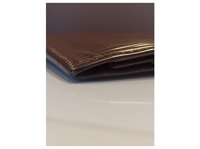 Portafoglio bifold lungo Louis Vuitton Epi esclusivo Brazza marrone Marrone scuro - vista 7