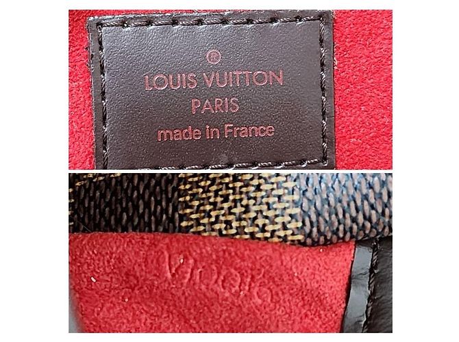 Borsa a tracolla Louis Vuitton Damier Ebene Ipanema PM Marrone - vista 3