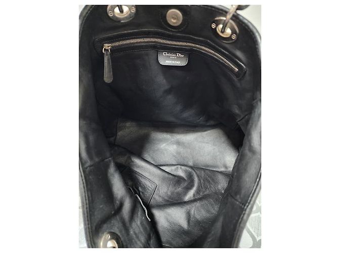 Schwarze gesteppte Tote aus weichem Lammleder Christian Dior - Ansicht 10