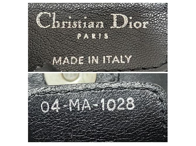 Schwarze gesteppte Tote aus weichem Lammleder Christian Dior - Ansicht 3