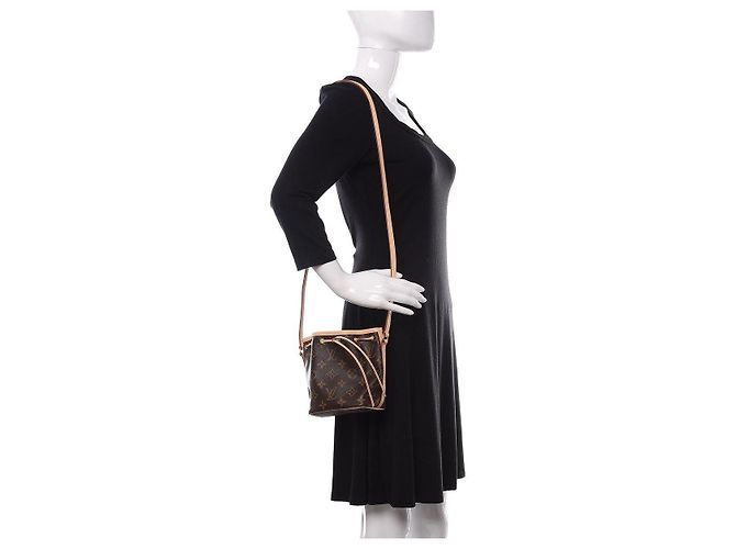 LOUIS VUITTON Monogram Nano Noé Bucket Bag Braun/Beige - Ansicht 10