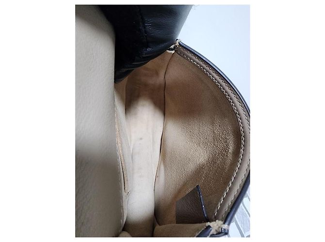 Chloé CHLOE Motty Borsa a Bracciale Piccola Nile in Pelle/Suede Beige - vista 12