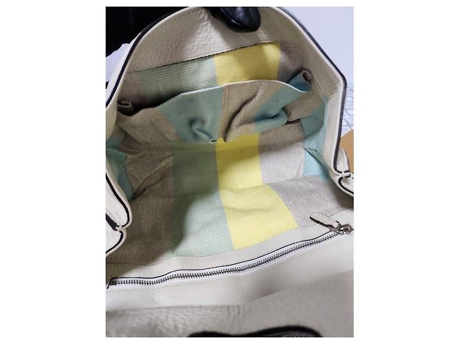 Borsa a tracolla quotidiana piccola Bamboo Gucci Off-White Crudo - vista 13