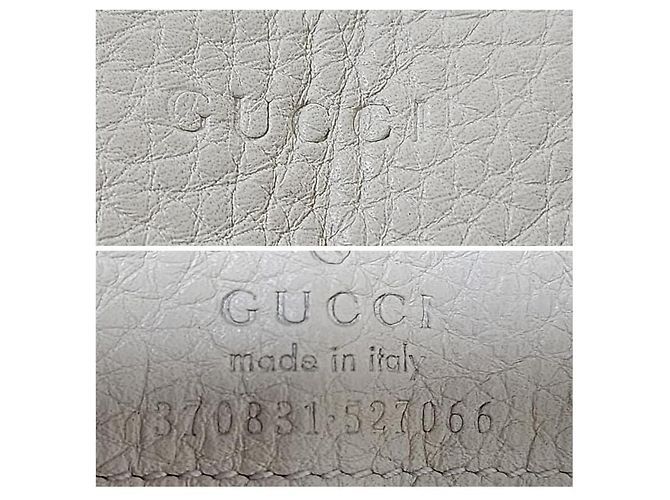 Borsa a tracolla quotidiana piccola Bamboo Gucci Off-White Crudo - vista 3