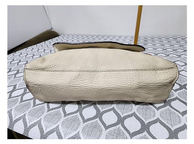 Borsa a tracolla quotidiana piccola Bamboo Gucci Off-White Crudo - vista 8