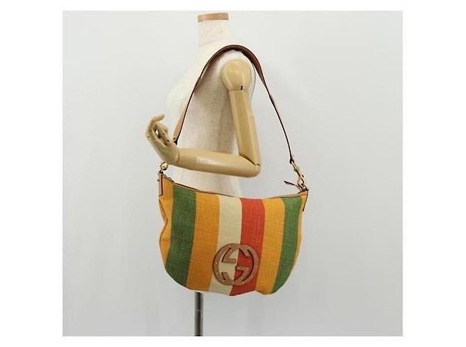 GUCCI Interlocking Canvas Shoulder Bag Multicolor Multiple colors - view 13