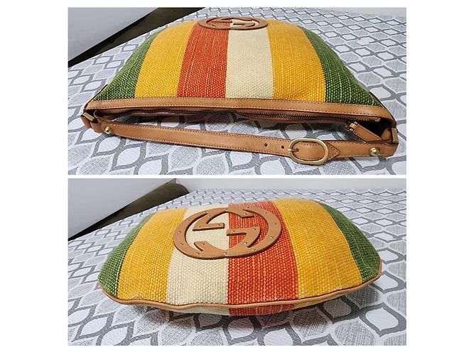 GUCCI Interlocking Canvas Shoulder Bag Multicolor Multiple colors - view 5