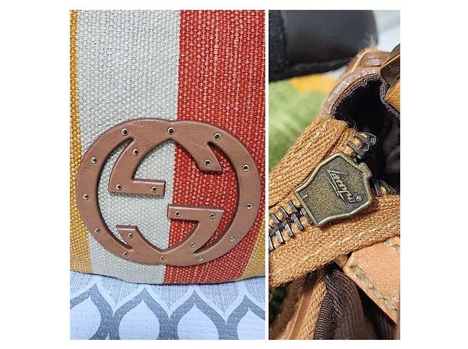 GUCCI Interlocking Canvas Shoulder Bag Multicolor Multiple colors - view 6