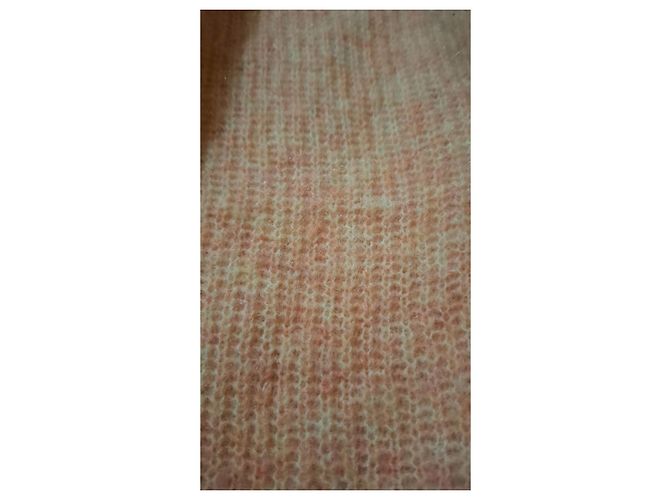 GANNI Mohair- und Woll-Cardigan Größe XS Koralle Karamell - Ansicht 7