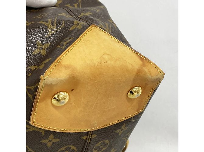 Borsa Tote Wilshire MM Monogram Louis Vuitton Marrone - vista 11