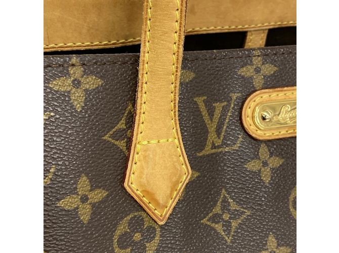 Borsa Tote Wilshire MM Monogram Louis Vuitton Marrone - vista 12