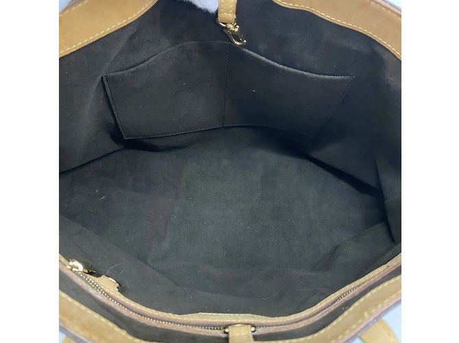 Borsa Tote Wilshire MM Monogram Louis Vuitton Marrone - vista 4
