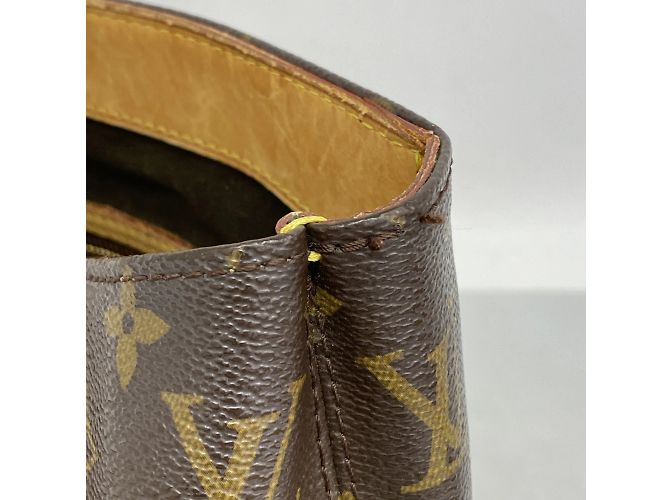 Borsa Tote Wilshire MM Monogram Louis Vuitton Marrone - vista 7
