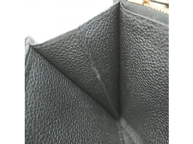 Louis Vuitton Monogram Empreinte Zippy Wallet Black Beige - view 10