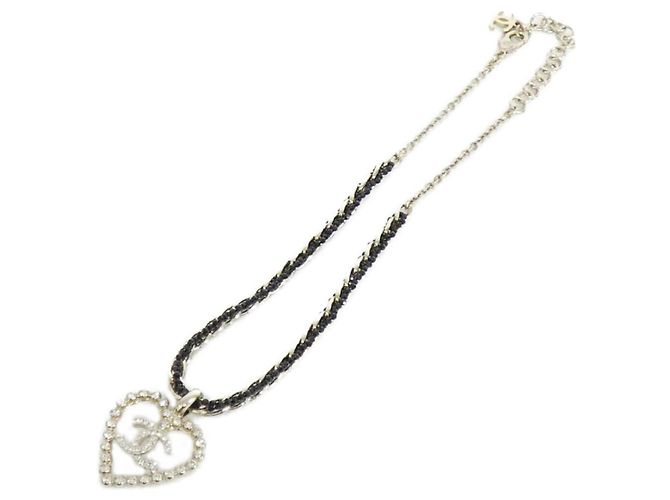 Collar Negro y Dorado Chanel ABF453 - vista 2